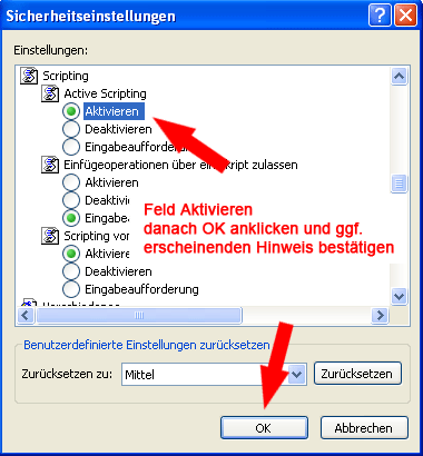 JavaScript aktivieren